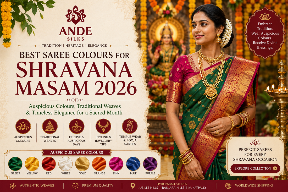Best Saree Colours for Shravana Masam