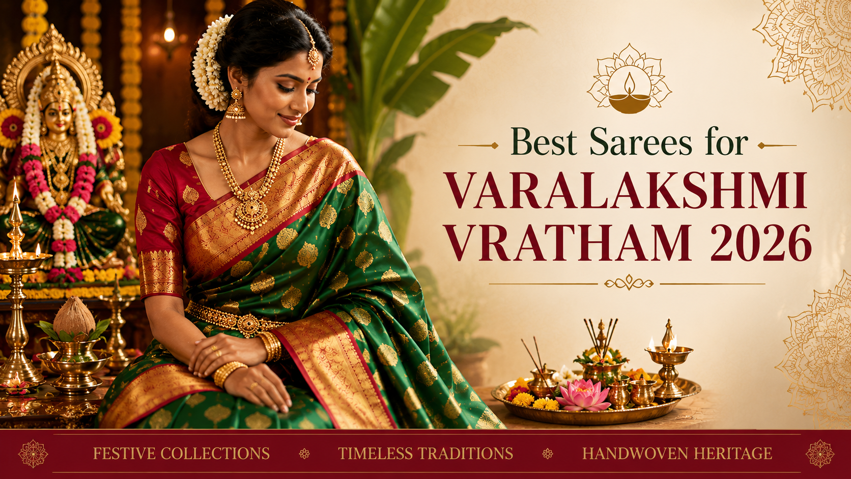 Best Sarees for Varalakshmi Vratham 2026