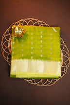 Banarasi Green Mango Saree Collection
