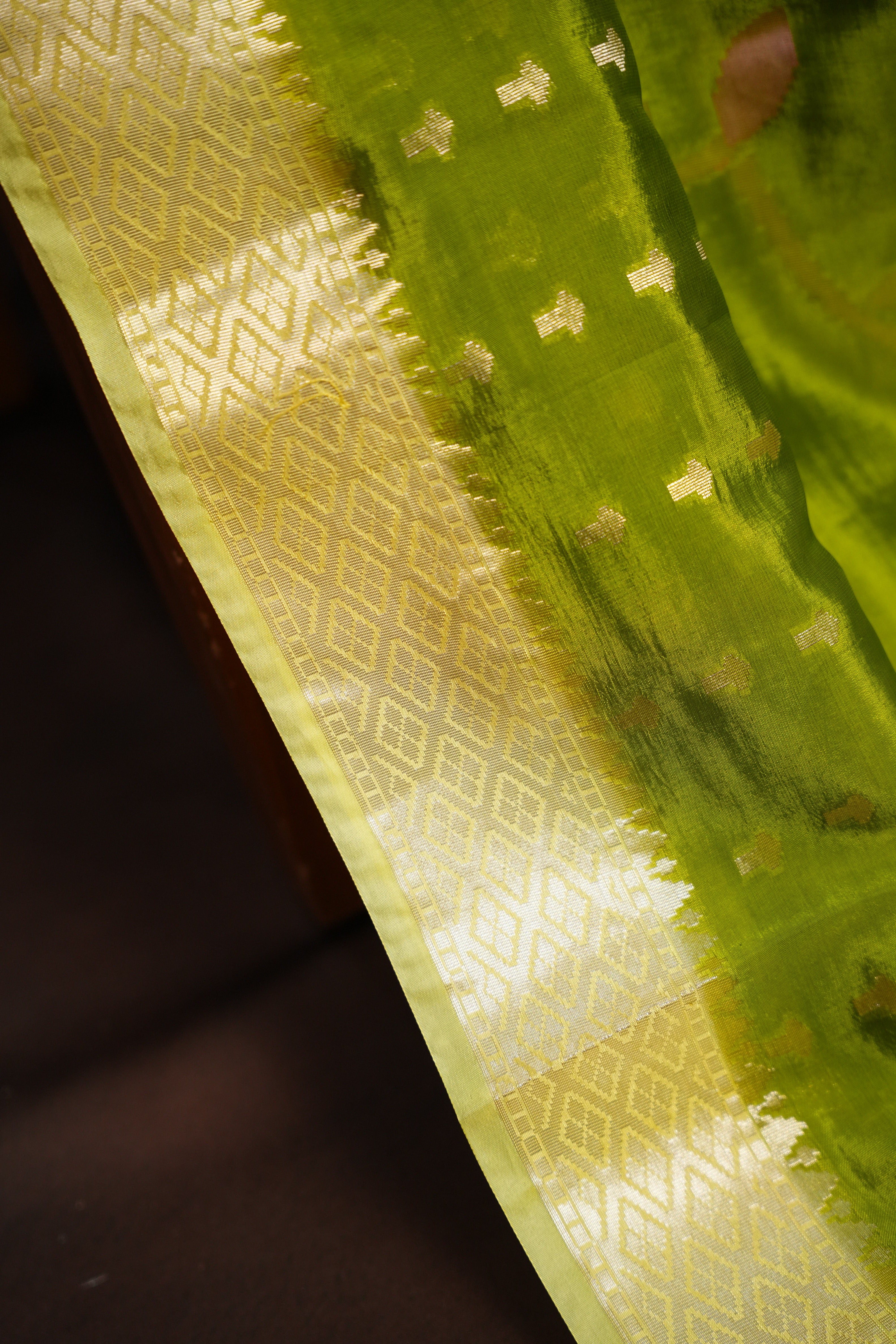 Banarasi Green Mango Saree Collection
