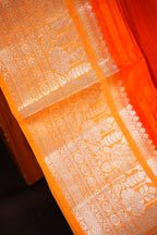 Banarasi Orange Saree Collection