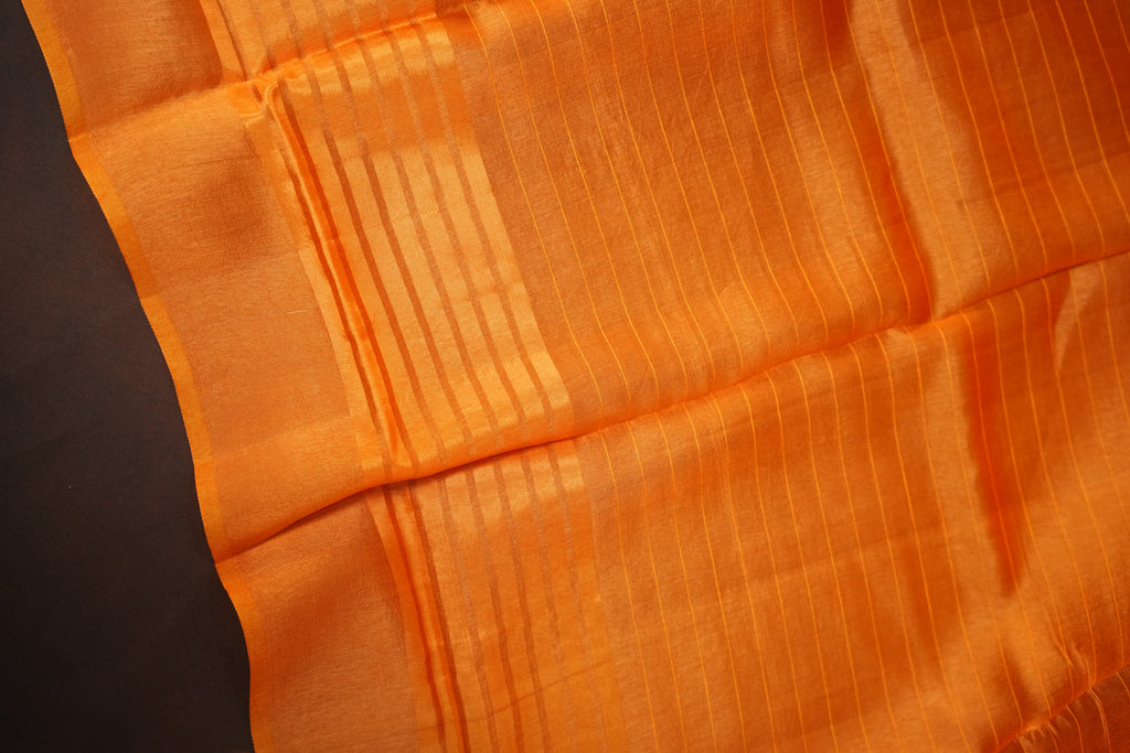 Banarasi Orange Saree Collection
