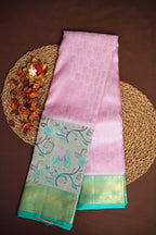 Kanchi Pattu Saree Bridal Collection Pink & Green | Ande Silks