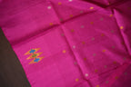 Green Gadwal Vintage Vibe Borderless Saree | Ande Silks
