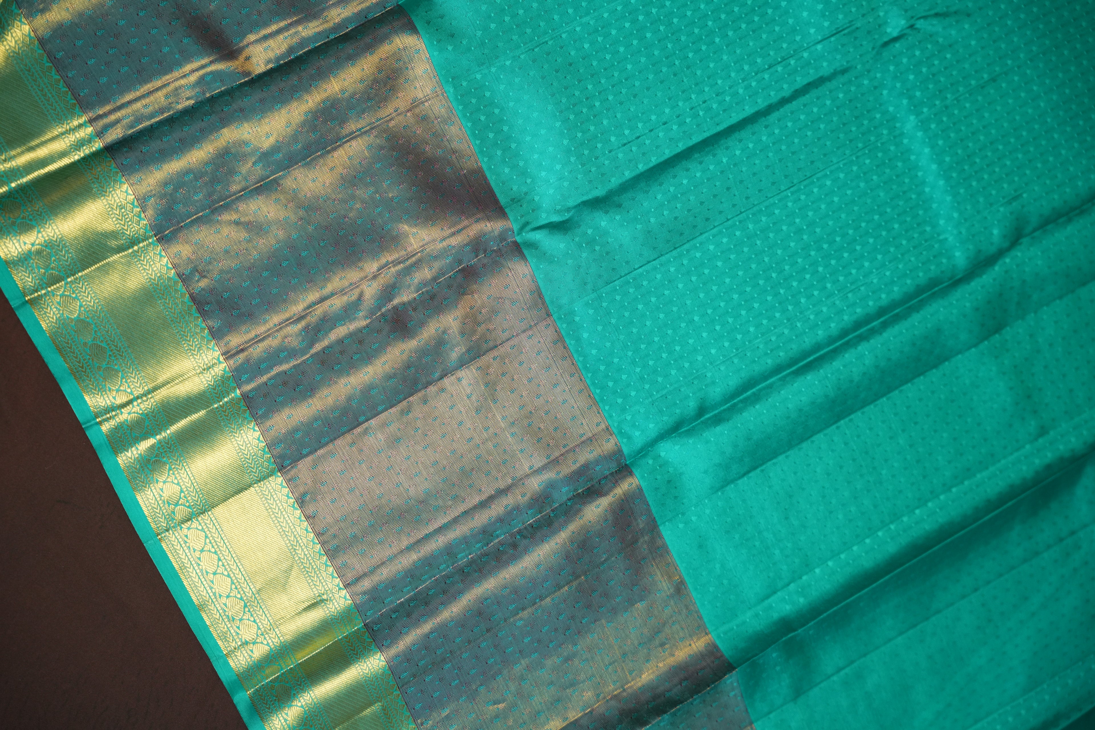 Kanchi Pattu Saree Bridal Collection Pink & Green | Ande Silks