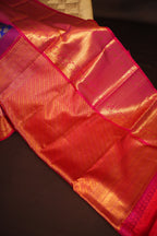 Kanchi Pattu Saree Bridal Collection – Sky Blue & Pink Zari
