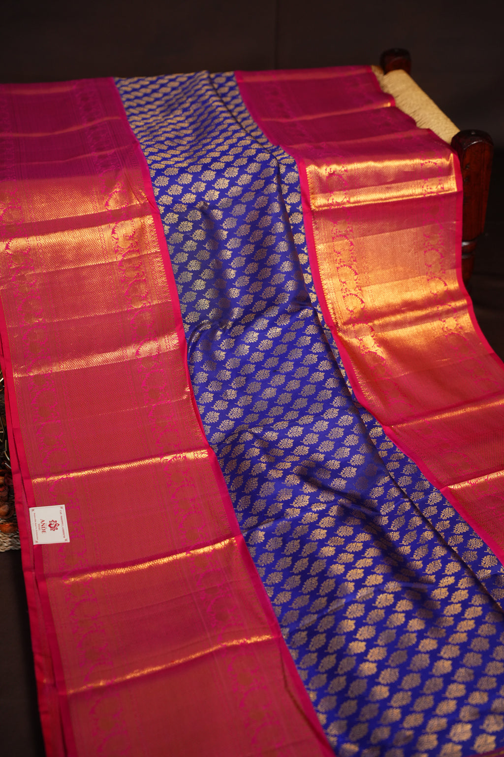 Kanchi Pattu Saree Bridal Collection – Sky Blue & Pink Zari