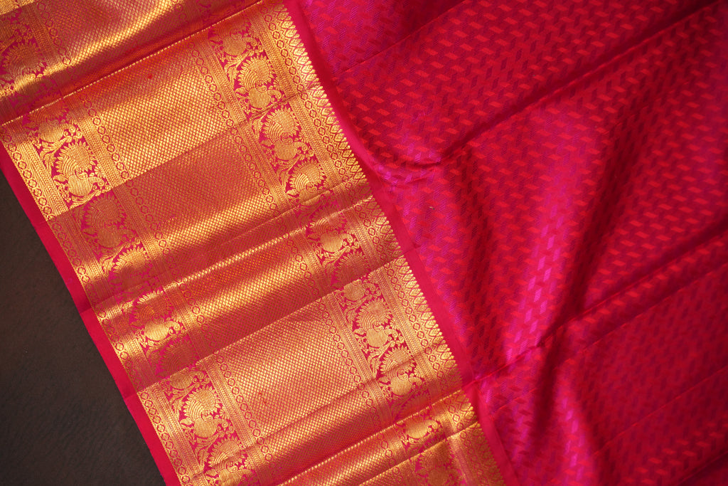 Kanchi Pattu Saree Bridal Collection – Sky Blue & Pink Zari