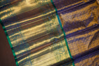 Kanchi Pattu Saree Bridal Collection Peach Green Zari | Ande Silks
