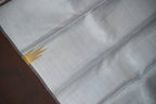 Kanchi Pattu Temple Border Saree Fusion White Gold | Ande Silks