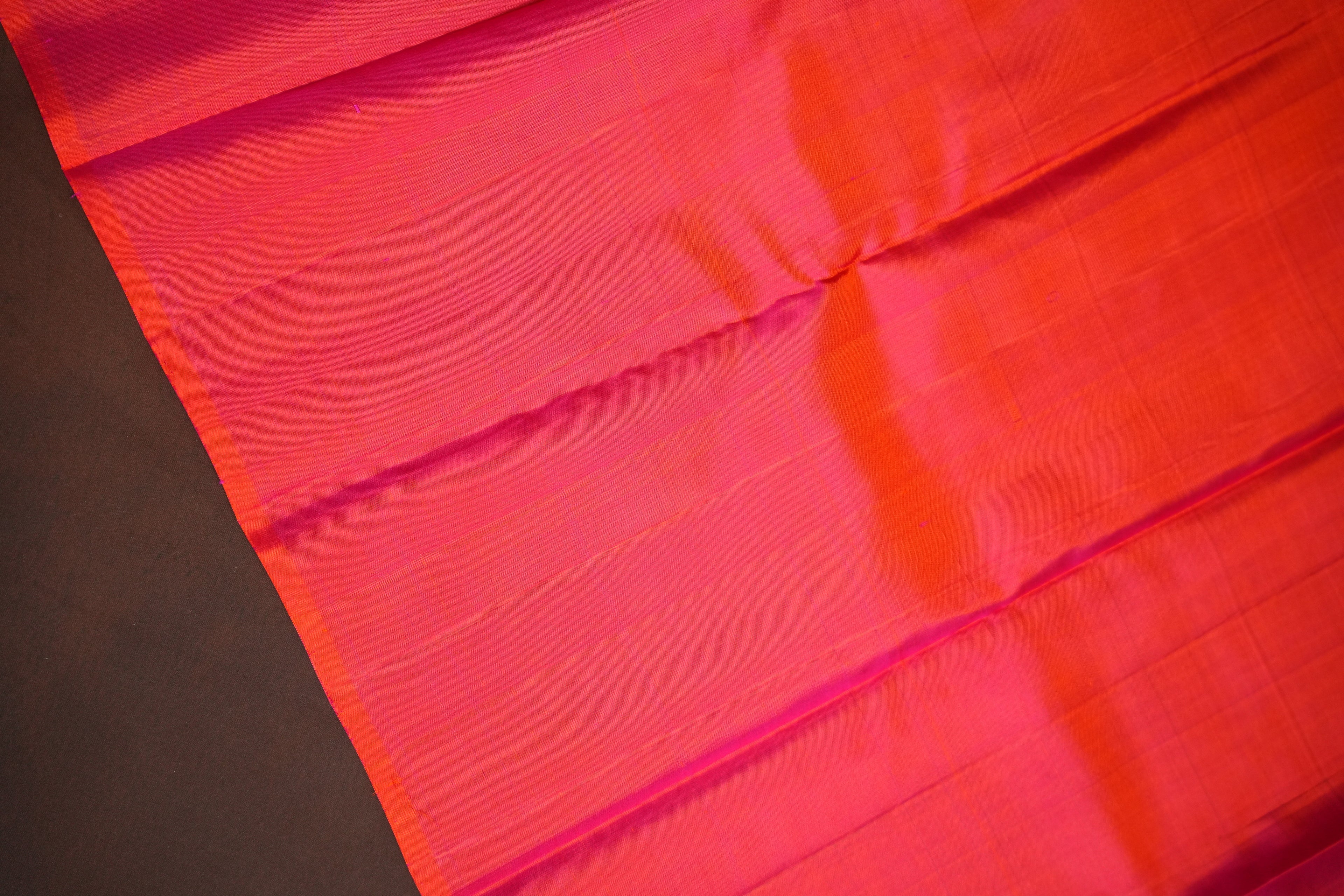 Kanchi Pattu Borderless Saree Fusion Aqua Blue | Ande Silks