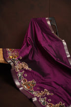Mangalagiri Applique Work Saree Traditional Art | Ande Silks