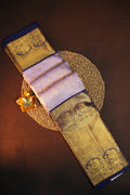 Bridal Maharani Border Saree with Regal Zari Weave