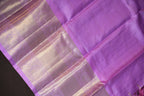 Vintage Kanchi Checks Saree in Lavender Pink