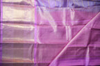 Vintage Kanchi Checks Saree in Lavender Pink