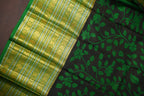 Kanchi Handmade Kalamkari Saree with Zari Border