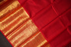 Bridal Maharani Border Saree in Blue with Rich Zari Weaving