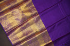 Bridal Maharani Border Saree in Yellow with Royal Zari Weaving