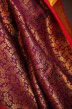 Bridal Maharani Border Saree with Rich Temple Zari Design