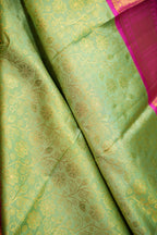 Bridal Maharani Border Saree with Traditional Zari Weave