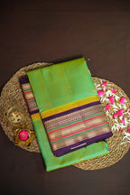 Kanchi Soft Silk Saree with Zari Border