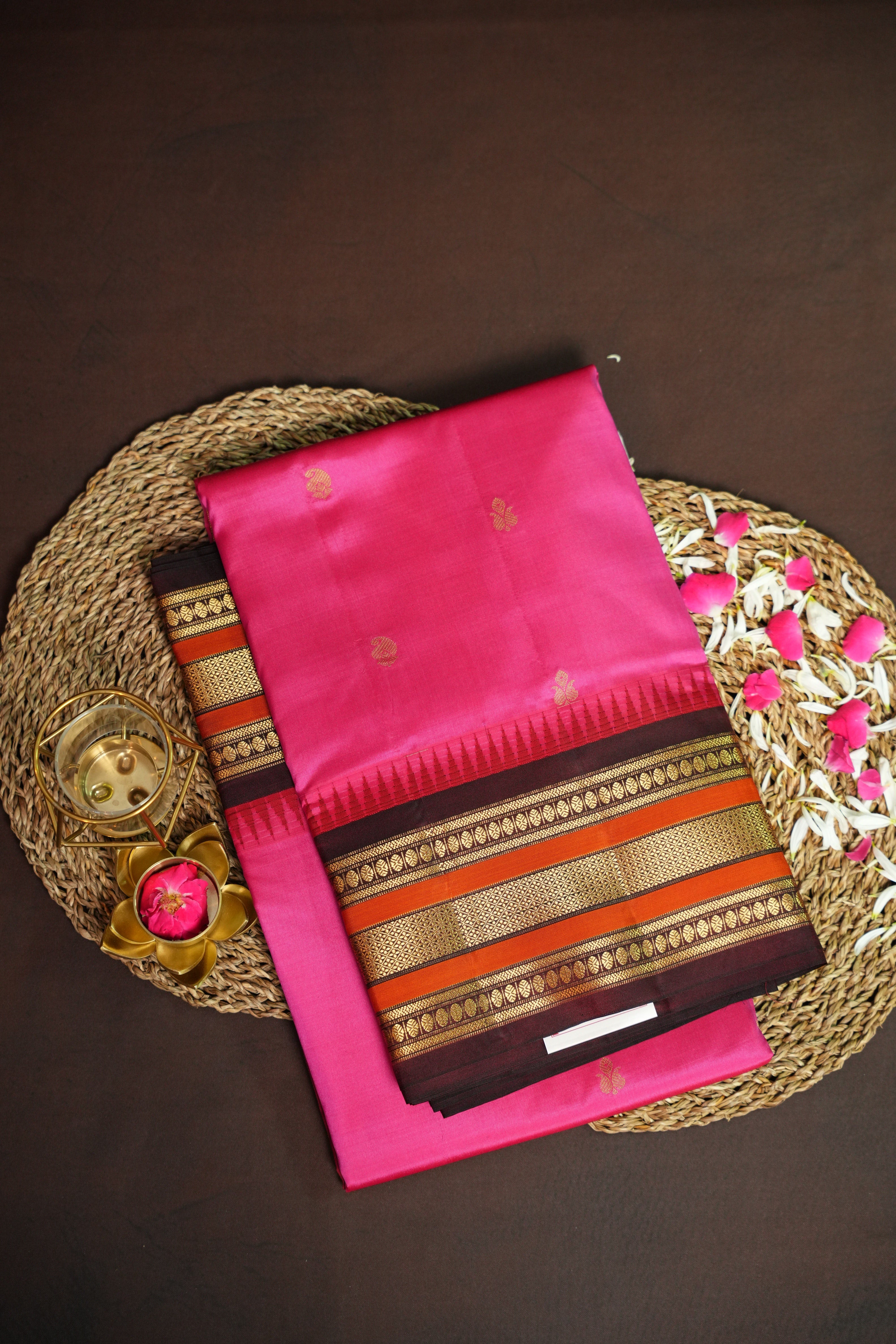Kanchi Soft Silk Saree with Rich Zari Border