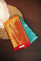 Royal Red Pattu Lehanga Saree with Antique Gold Zari Weave