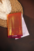 Royal Red Pattu Lehanga Saree with Rich Zari Border