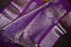 Royal Mustard Maharani Pattu Saree with Silver Zari Border