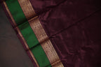 Classic Ikkat Kanchi Border Saree with Traditional Kanchi Pallu