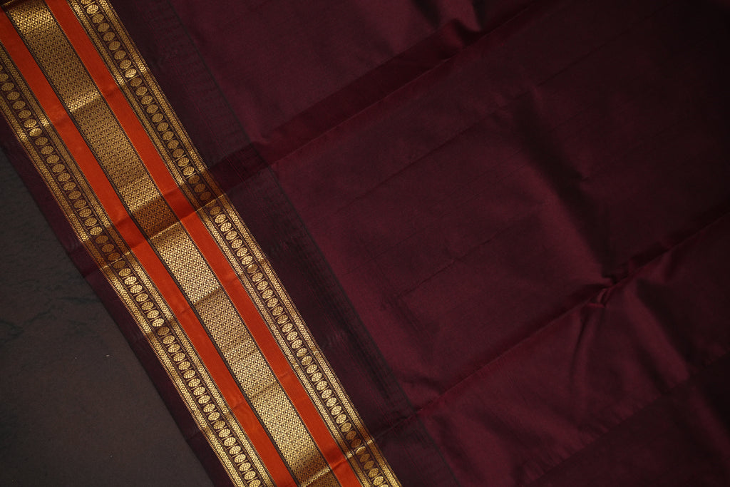 Kanchi Soft Silk Saree with Zari Border