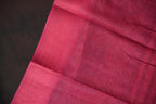 Kalamkari Inspired Cotton Saree with Copper Zari Border