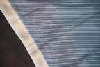 Sky Blue Kalamkari Printed Cotton Saree with Designer Border