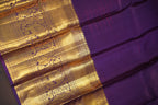 Royal Purple Pattu Lehanga Saree with Grand Gold Zari Border