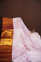 Royal Red Pattu Lehanga Saree with Rich Zari Border