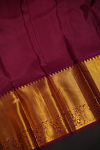 Royal Red Pattu Lehanga Saree with Rich Zari Border
