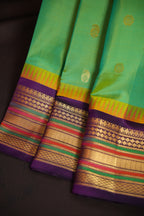 Kanchi Soft Silk Saree with Zari Border