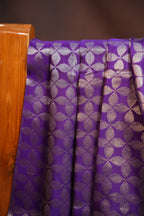 Purple Kanchi Pattu Saree with Rich Gold Zari Border