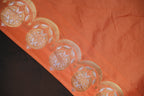 Peach Banaras Saree with Silver Zari Motifs