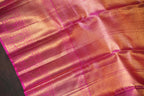 Magenta Pink Kanchi Bridal Saree with Rich Zari Weaving