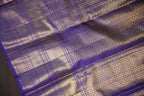Purple Kanchi Bridal Saree with Silver Zari Weaving