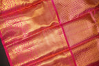 Rani Pink Kanchi Bridal Saree with Rich Gold Zari