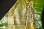 Parrot Green Kanchi Bridal Saree with Rich Zari Weaving