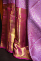 Pink Kanchi Bridal Saree with Rich Gold Zari Weaving