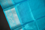 Purple Maharani Pattu Saree with Silver Zari Checks