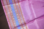 Royal Purple Maharani Pattu Saree with Silver Zari Border