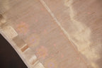 Blush Pink Benaras Saree with Floral Embroidery Design