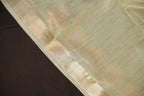 Pastel Blue Benaras Saree with Floral Embroidery Design