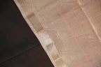 Pastel Pink Benaras Saree with Floral Woven Design