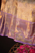 Kanchi Bridal Saree in Gold & Lavender